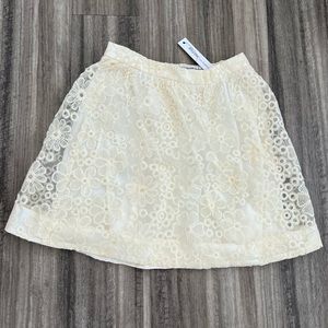 Rhyme Los Angeles bubble skirt in cream